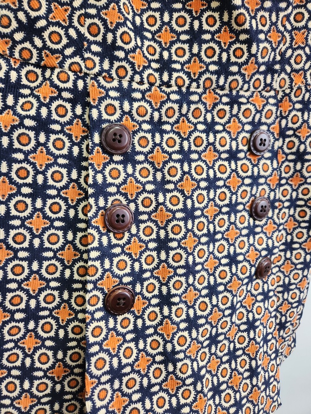 NEW Urban Outfitters BDG Daley Corduroy Retro 60s Geometric Skirt Romper XS - Picture 11 of 15